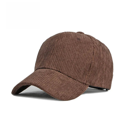 Adjustable Unisex Cotton Corduroy Hat