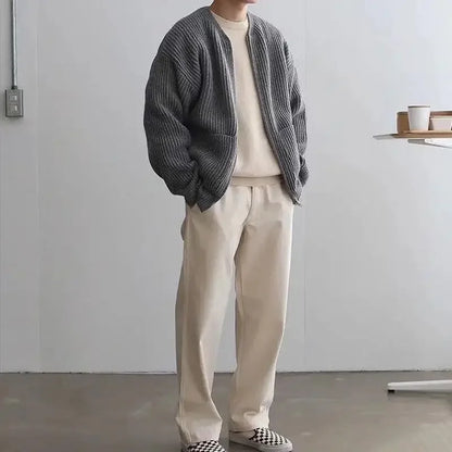 Lyndon Crew Knit Cardigan