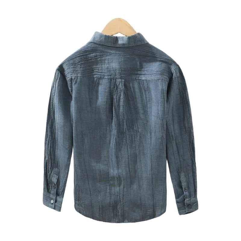 ÉMILIO LUXE Linen Button Up
