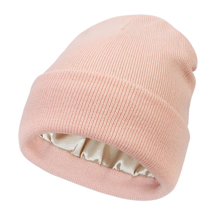 Anti-Frizz Satin Beanie