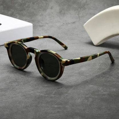Halo Gradient Round Sunglasses