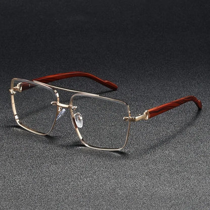 Beckett Square Wood Sunglasses