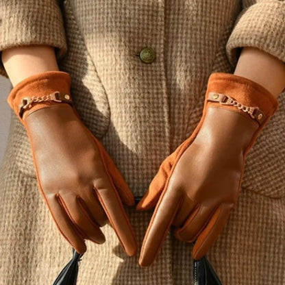 Velvet Suede Touchscreen Gloves