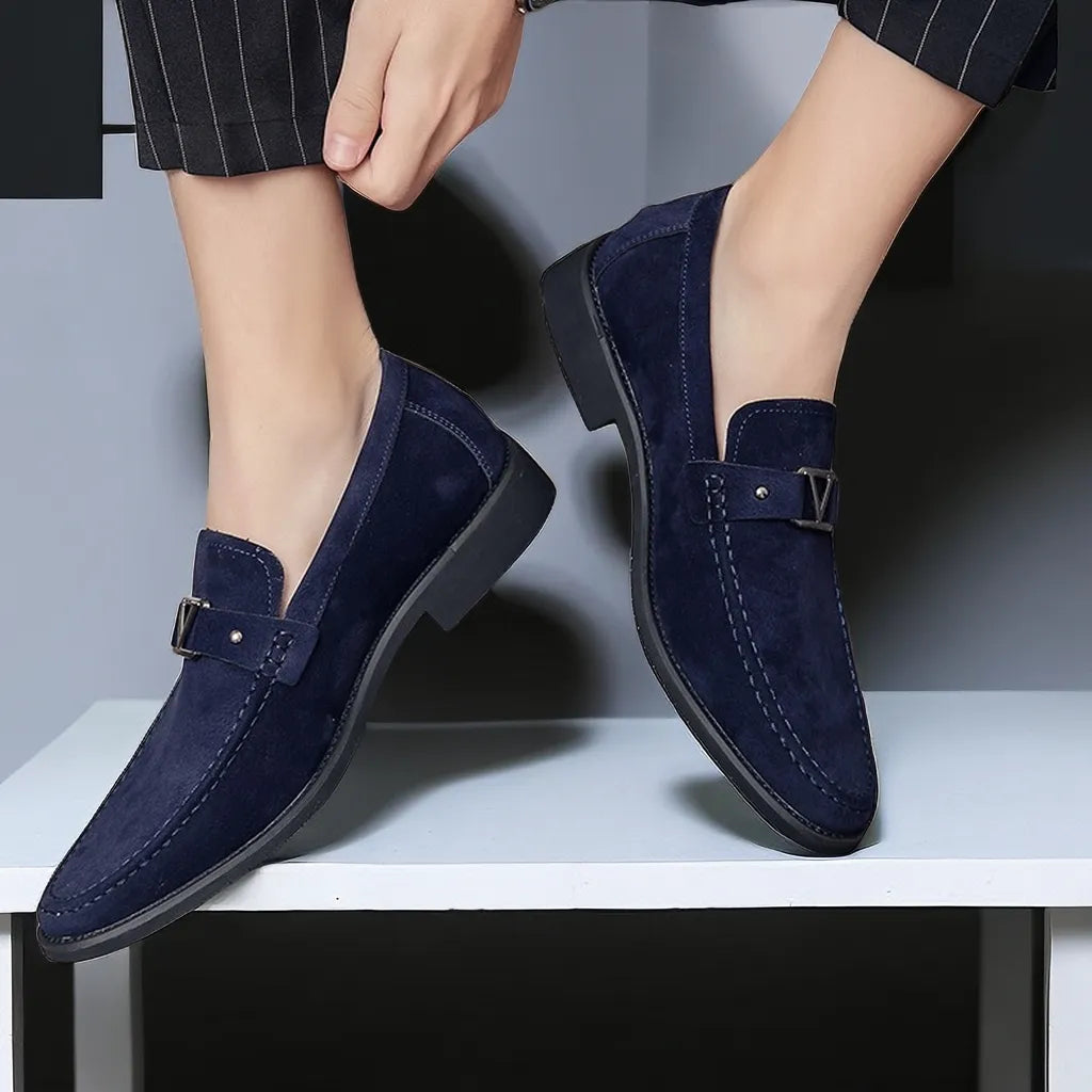 Vellini Classics Handcrafted Suede Loafers