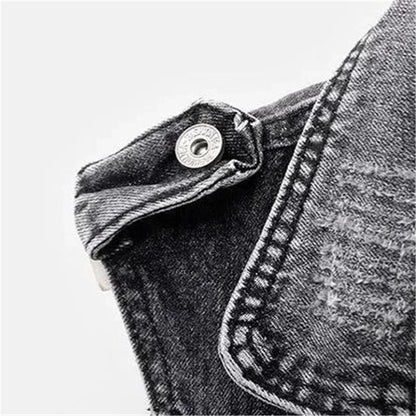 Kara Moto Denim Vest