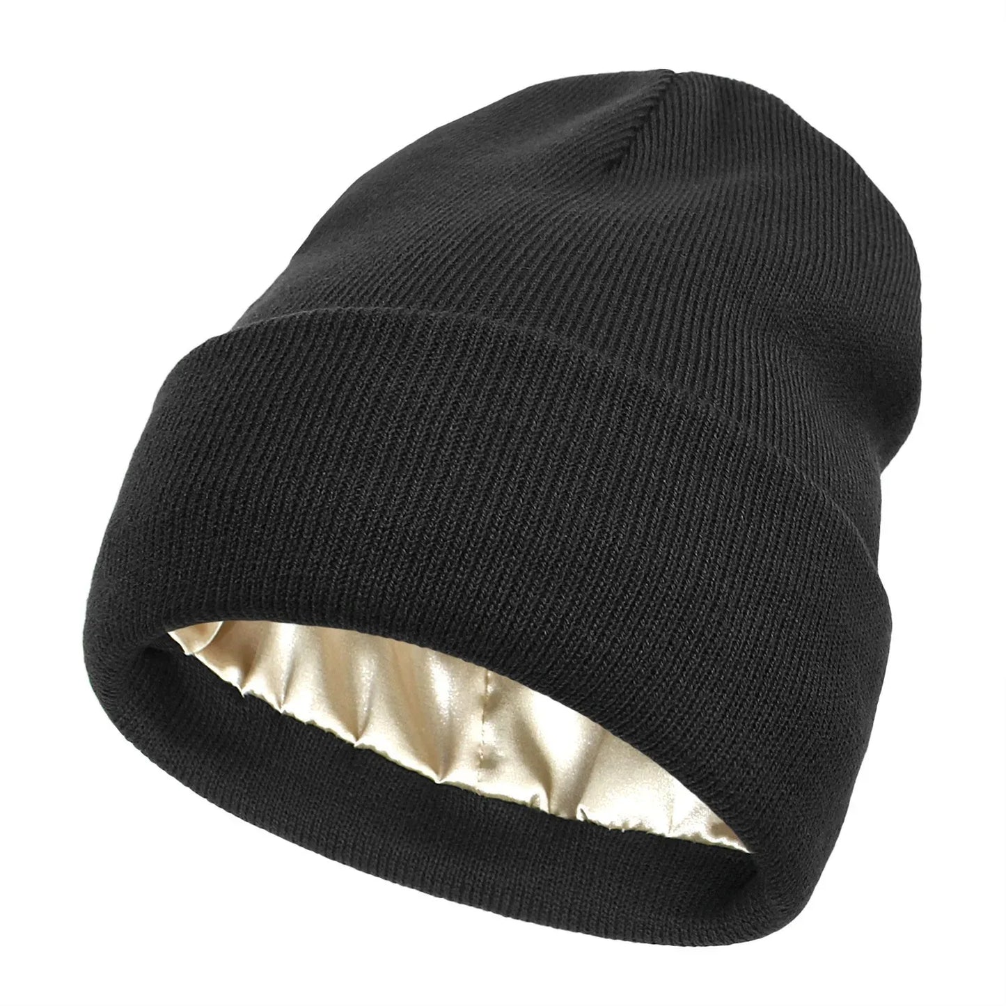 Anti-Frizz Satin Beanie