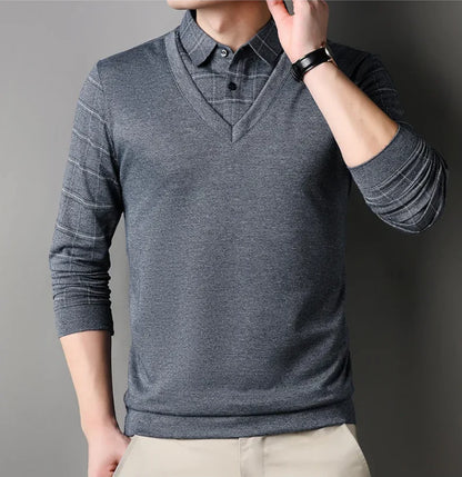 MONTGOMERY REFINED LONG SLEEVE POLO
