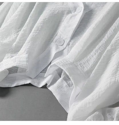 Eliza Cloud Linen Blouse