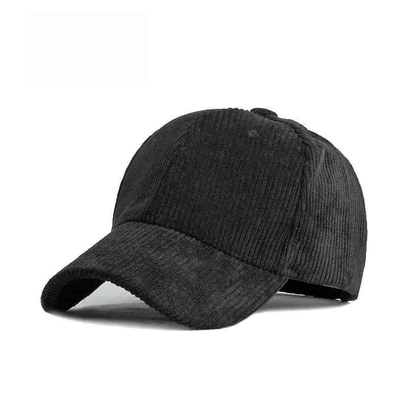 Adjustable Unisex Cotton Corduroy Hat