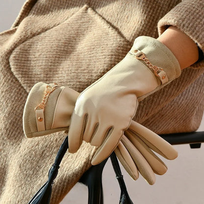 Velvet Suede Touchscreen Gloves