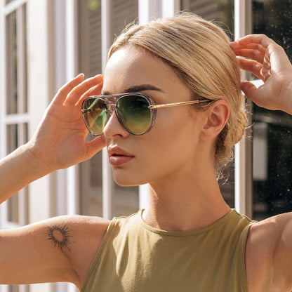 Verde Aviatore Sunglasses