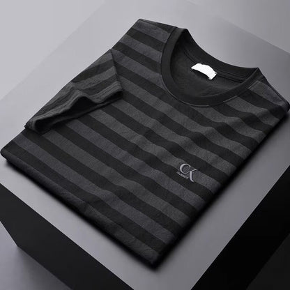 Cole Kendrick Striped Cotton Silk Shirt