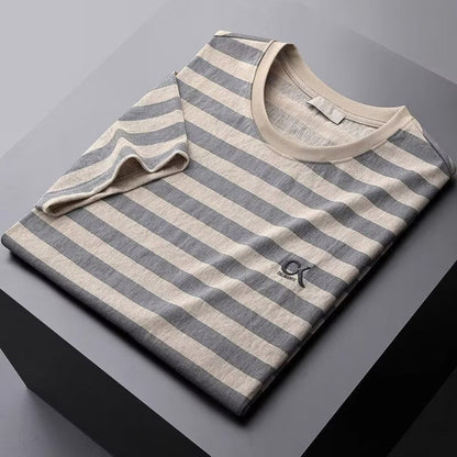 Cole Kendrick Striped Cotton Silk Shirt