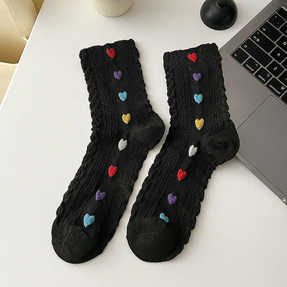 Soft Bloom Five Toe Organic Cotton Socks