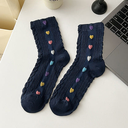 Soft Bloom Five Toe Organic Cotton Socks
