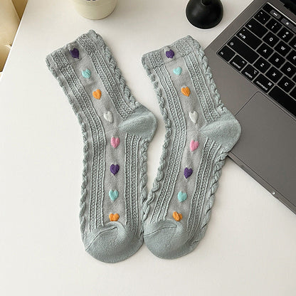 Soft Bloom Five Toe Organic Cotton Socks