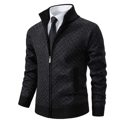Caden Grid Knit Jacket