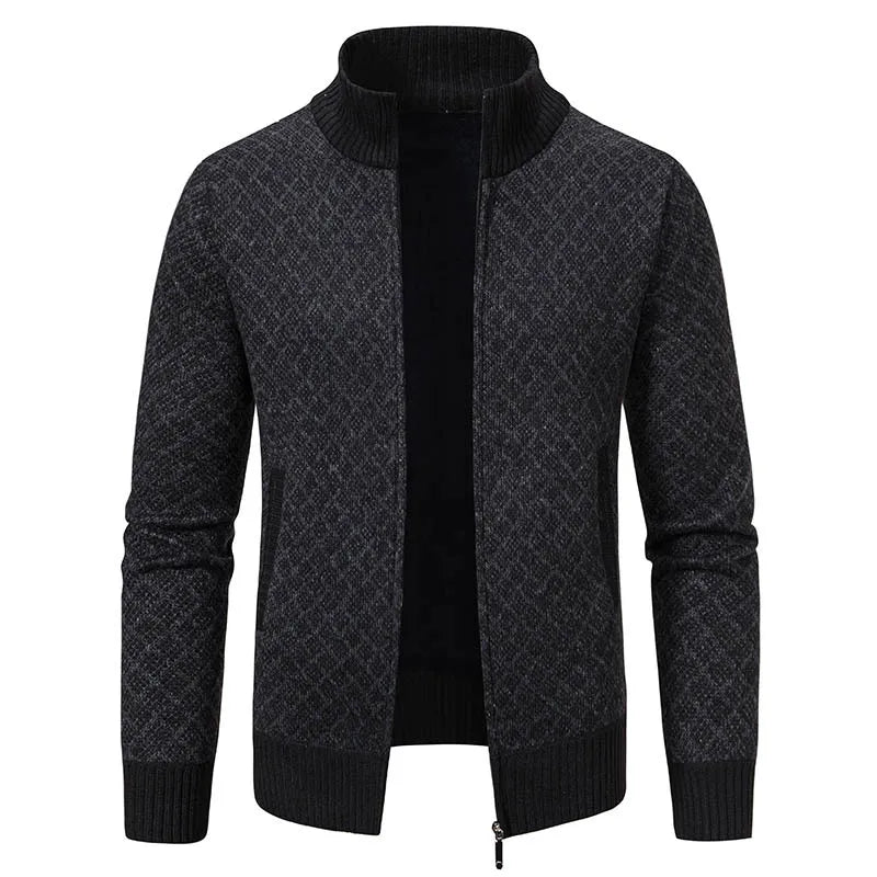 Caden Grid Knit Jacket