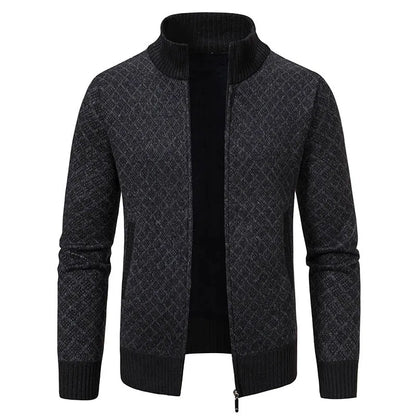 Caden Grid Knit Jacket
