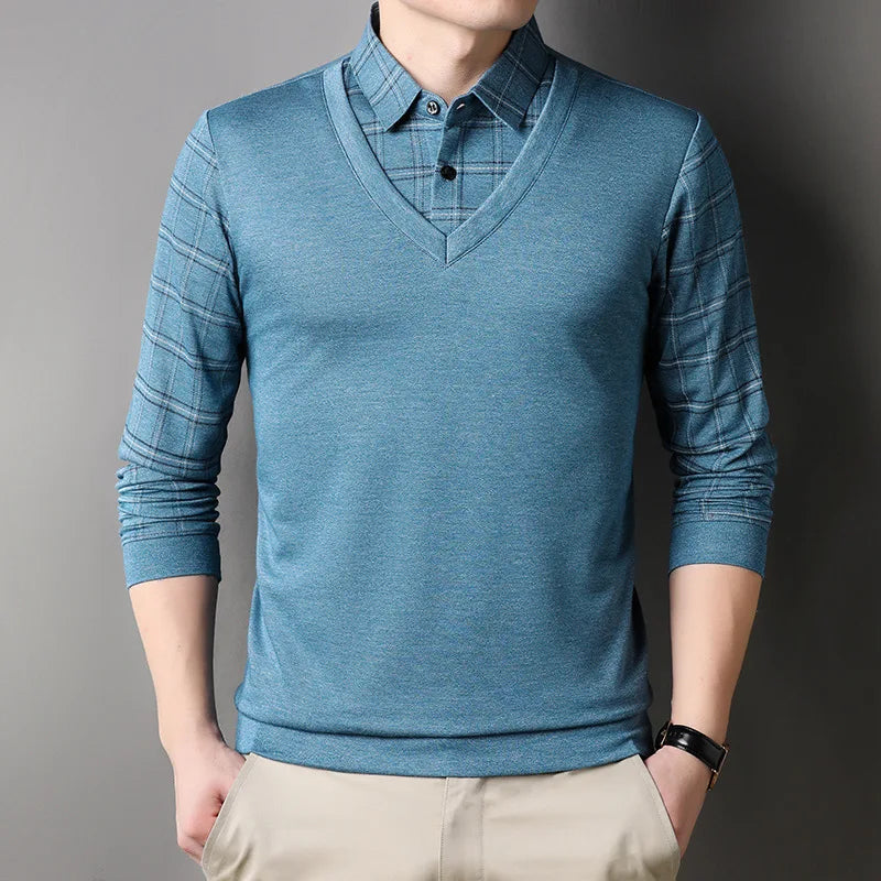MONTGOMERY REFINED LONG SLEEVE POLO