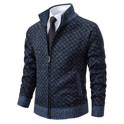 Caden Grid Knit Jacket