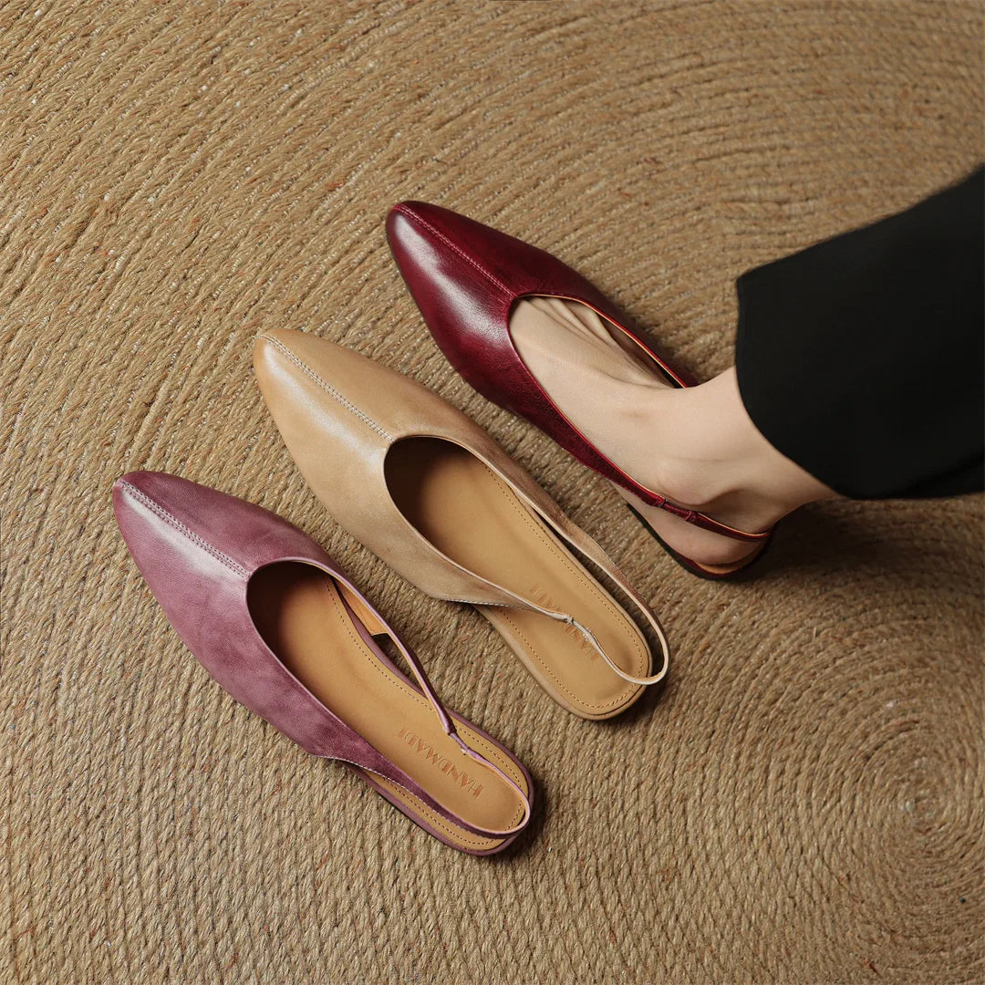 Amelie Genuine Leather Slingback