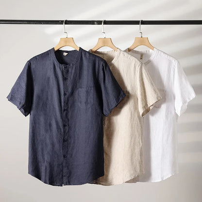 Edward Carter Pure Linen Shirt