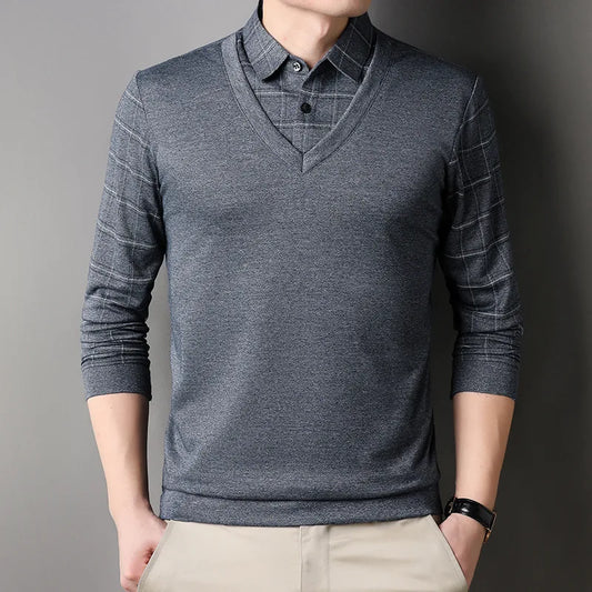 MONTGOMERY REFINED LONG SLEEVE POLO
