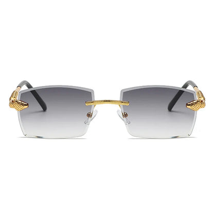 Magnus Sterling Rimless Sunglasses