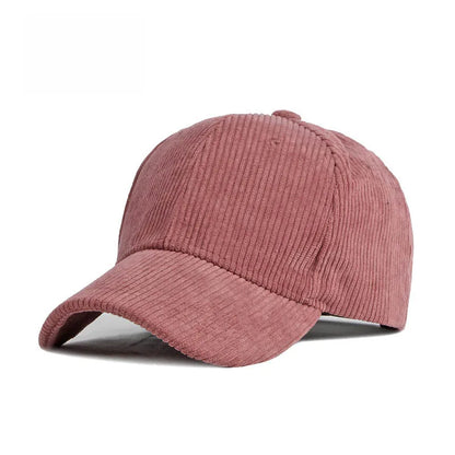 Adjustable Unisex Cotton Corduroy Hat