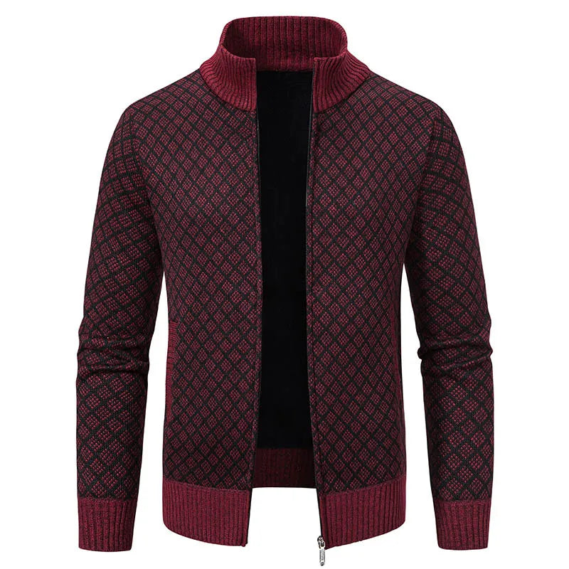 Caden Grid Knit Jacket