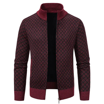 Caden Grid Knit Jacket