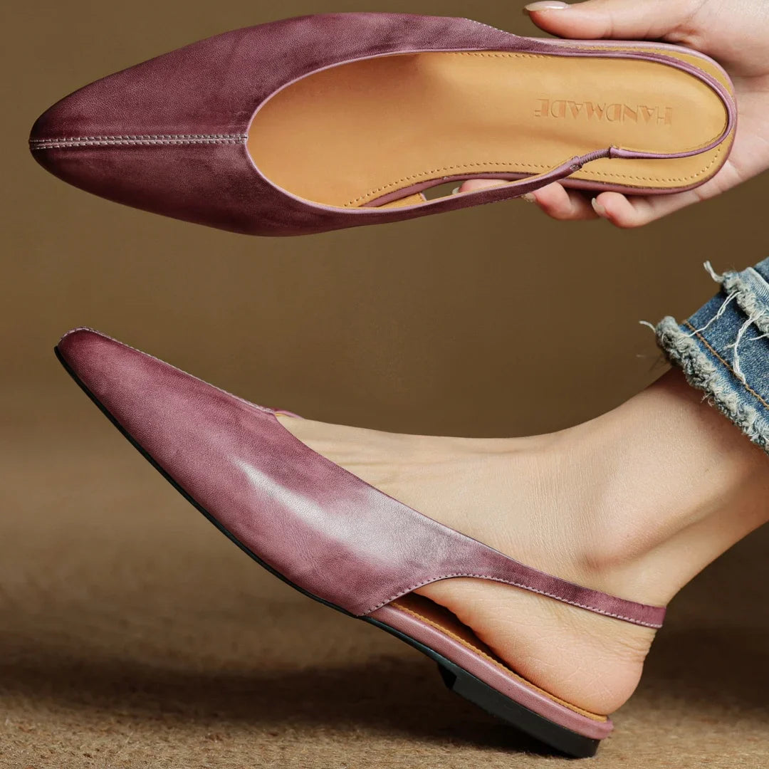 Amelie Genuine Leather Slingback