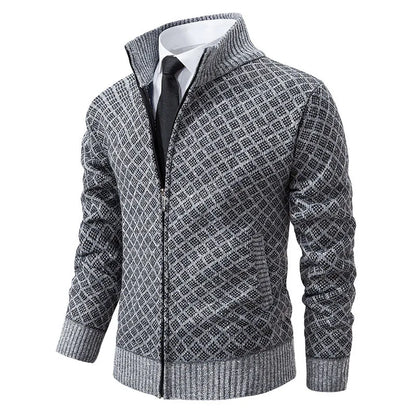Caden Grid Knit Jacket