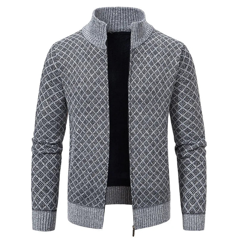 Caden Grid Knit Jacket