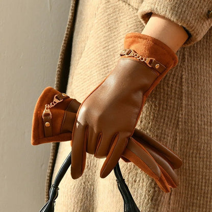 Velvet Suede Touchscreen Gloves
