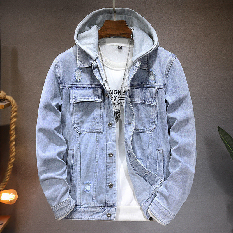 Bennett Urban Hooded Denim Jacket