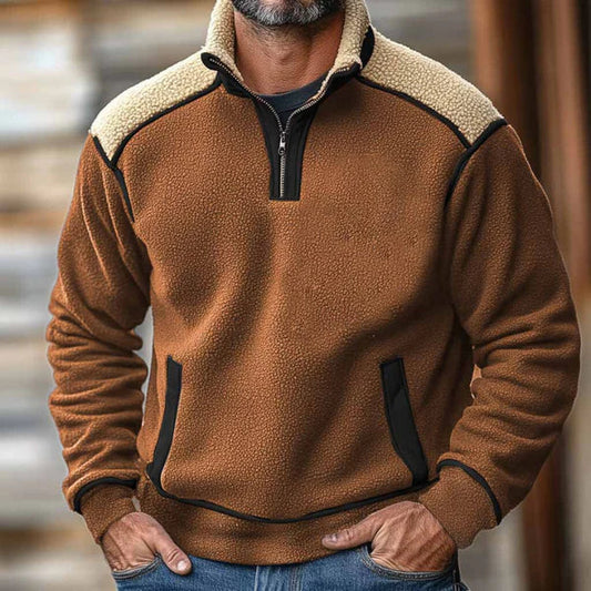 Bromley Stand-Collar Pullover