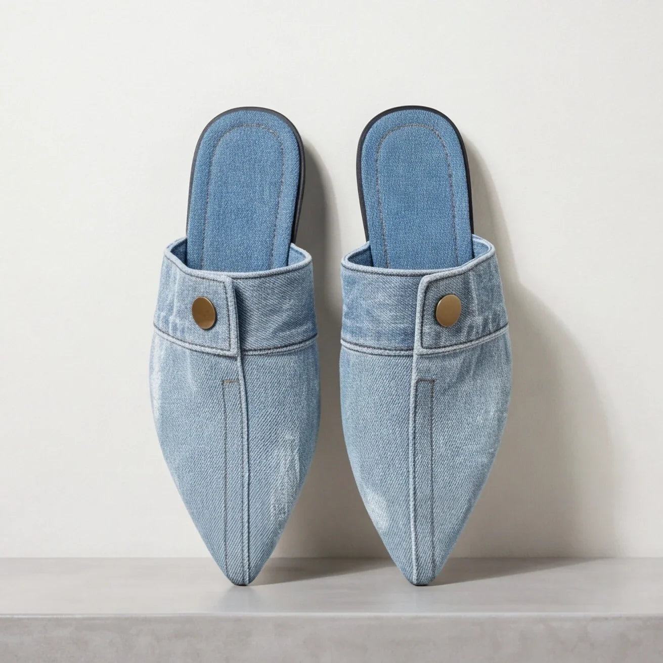 Doja Denim Slip-On Mule