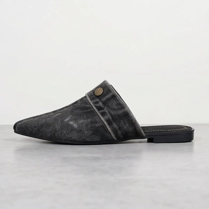 Doja Denim Slip-On Mule