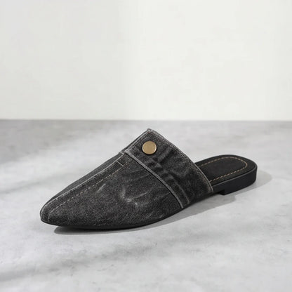 Doja Denim Slip-On Mule