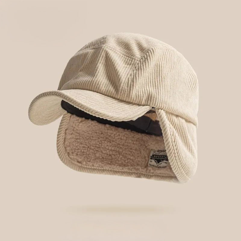 Alpine Corduroy Earflap Cap