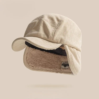 Alpine Corduroy Earflap Cap