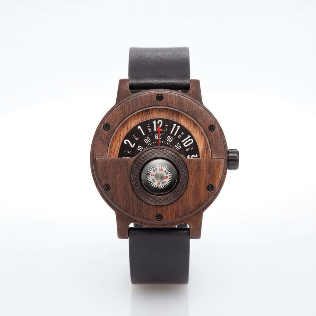 Boreal Walnut Wood Watch