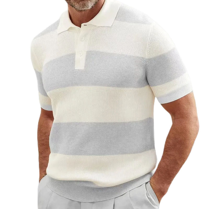 Mirage Knitted Stripe Polo