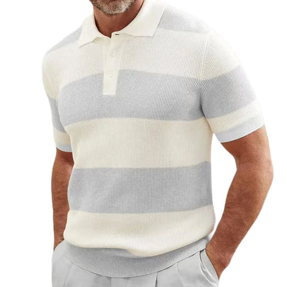 Mirage Knitted Stripe Polo