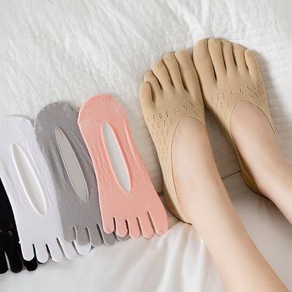 Invisible Breathable No-Slip Toe Socks
