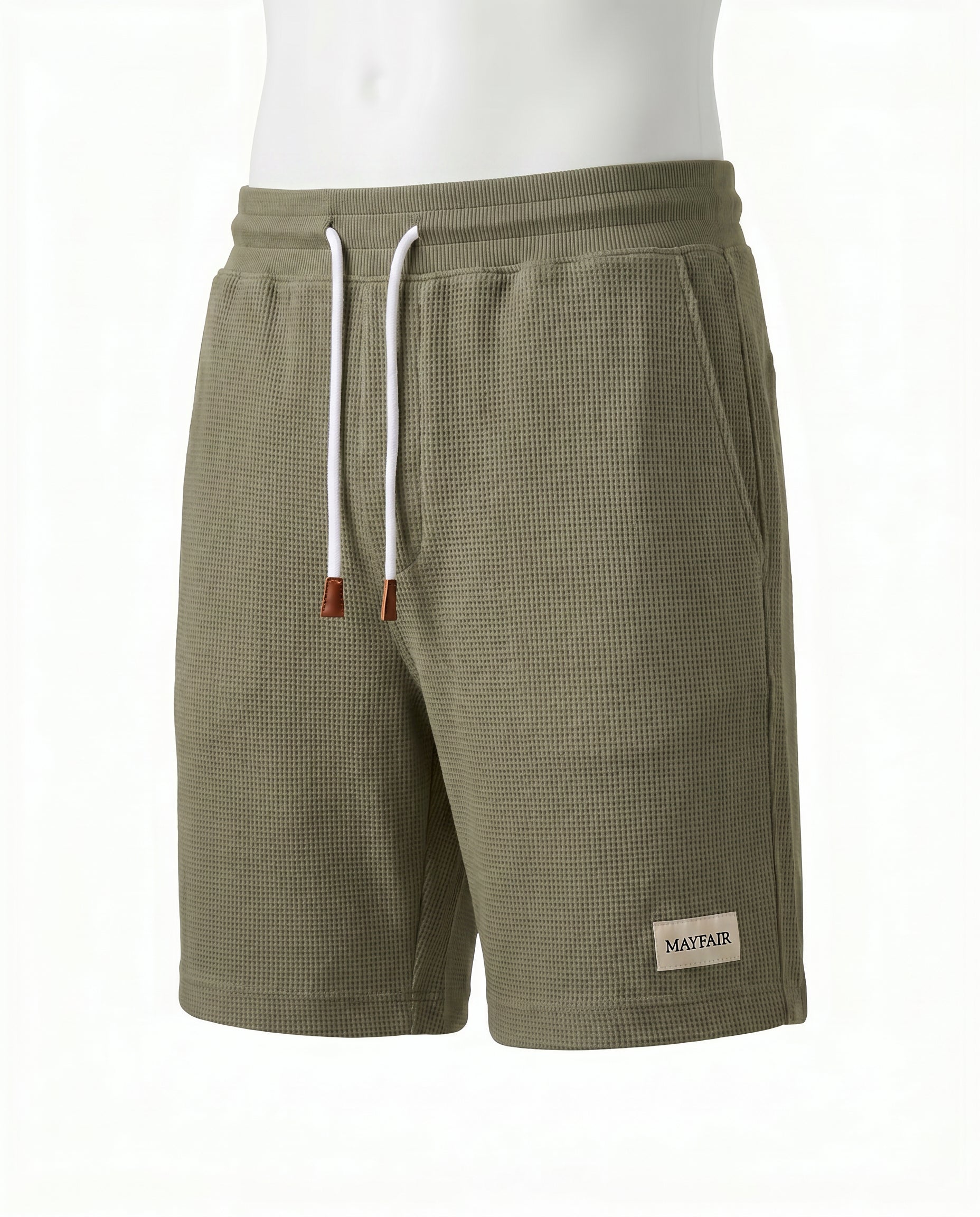 MAYFAIR Men's Elegant Shorts - Army Green