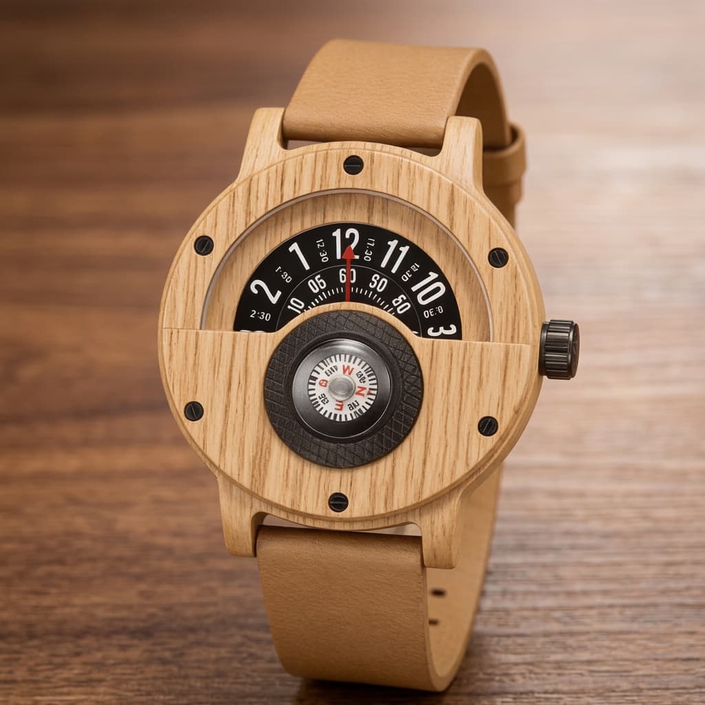 Boreal Walnut Wood Watch