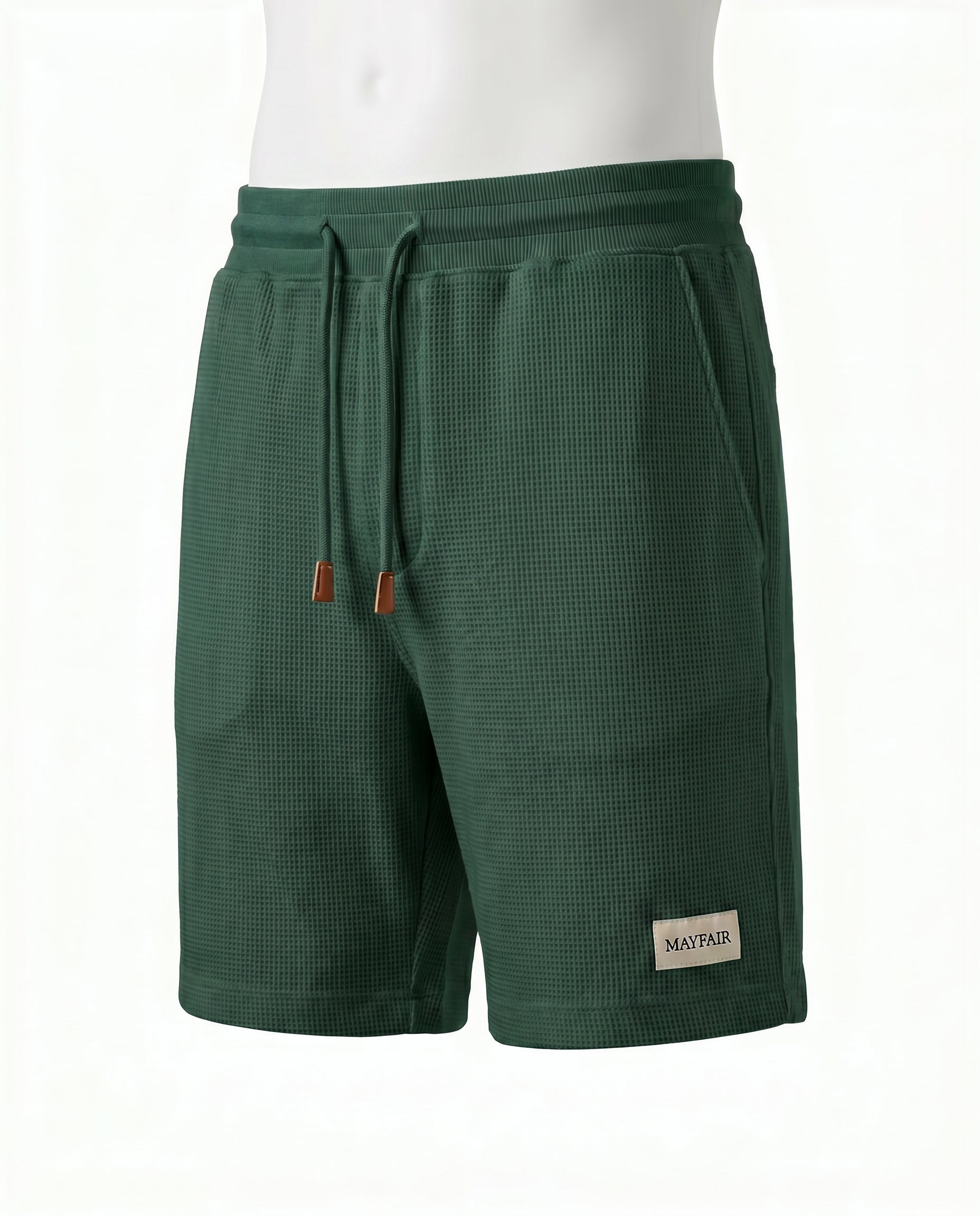 MAYFAIR Men's Elegant Shorts - Dark Green